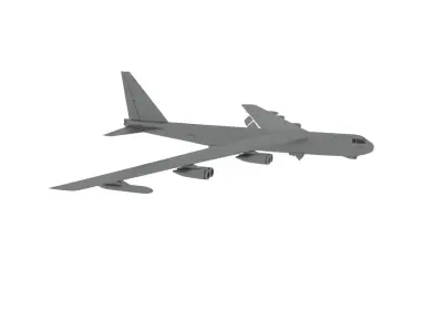 Boeing B-52 Stratofortress 3D model