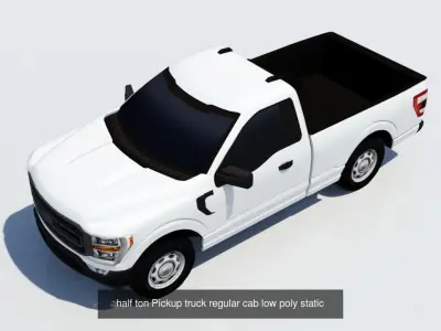 American Utility Airport Pickup Truck Pack - 3 Static Vehicles