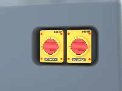 Boat Control panels 3D model