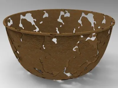 deep plate Free 3D model