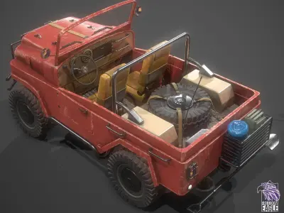 JEEP 4X4 - GAME READY MODEL Low-poly 3D model