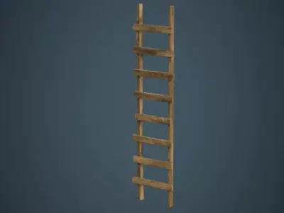 Ladder 2A Low-poly 3D model