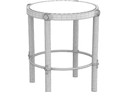 T024 Side Table 3D model