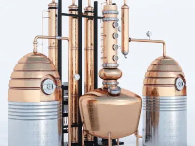 Craft Distiller 3D model