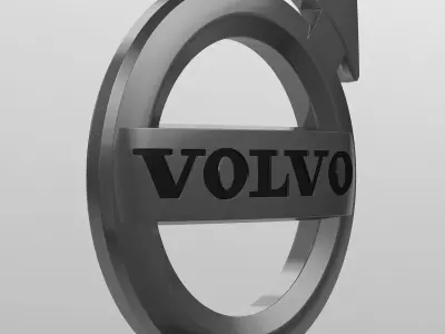 volvo logo 3D model from CGTrader
