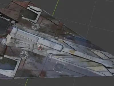 Delta 7 Free low-poly 3D model