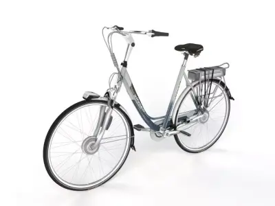3D Gazelle Orange Bicycle model 3D model