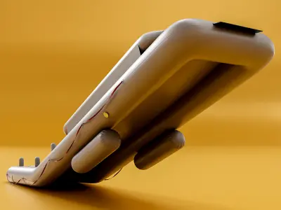 Aircraft Evacuation Slides  Low-poly 3D model