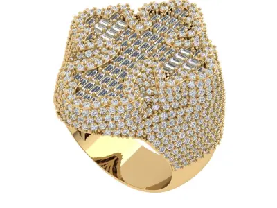 Cross Ring 3D print model