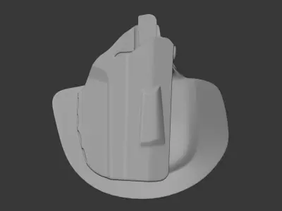 Safariland 7378 7TS Holster PBR 3D model