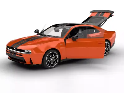 Dodge Charger Scat Pack Sixpack 2026 HQ 3d model 3D model purchase
