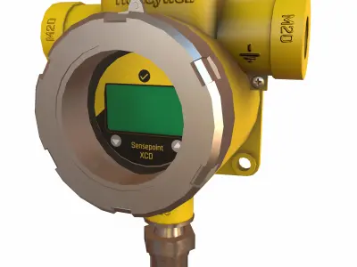 Honeywell Sensepoint XCD  Low Poly Low-poly 3D model