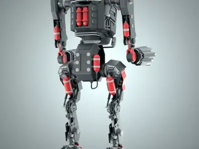 Battle Robot 3D model buy