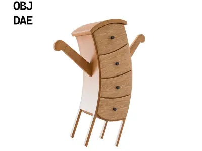 Fantasy drawer set 3D Model Pack