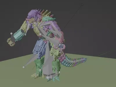 mech zilla  3D model