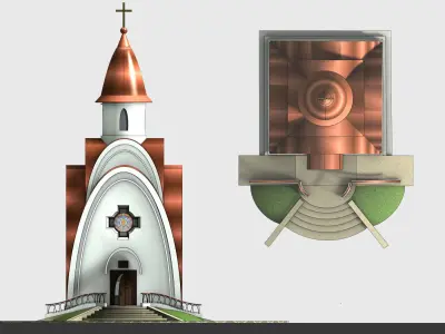 Chapel church 3D model