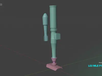 LGI MLE F1 Mortar 3D model