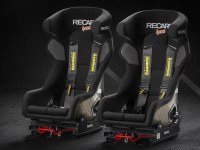 RECARO Pro Racer SPG HANS 3D model purchase