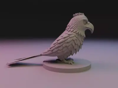 eagle 3D print model