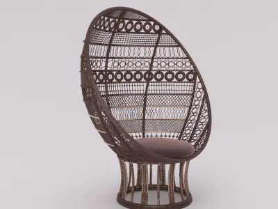 Lunar Chair 3D model