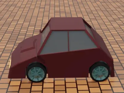 motor car Free 3D model