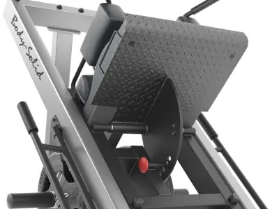 Large set for the gym by Bodysolid 3D model