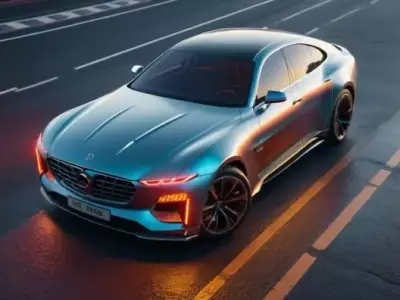 Futuristic Luxury Concept Sedan Car 3D model