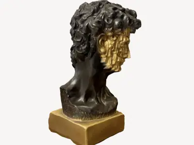 3D Ready to Use High Poly Real World Sculpt Model with Texture 3D model