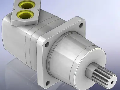 HYDRAULIC MOTOR EATON M06 490 AC Free 3D model