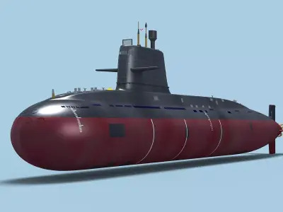 Chinese Type 039C Submarine 3D model