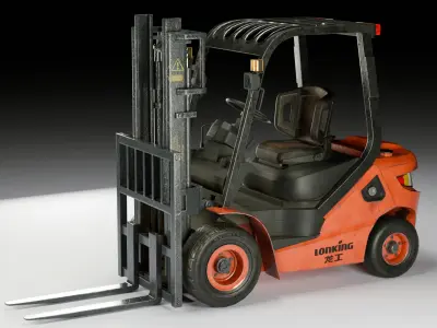 Loader Low-poly 3D model