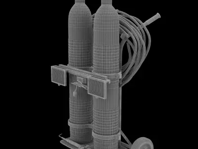 welding setup 3D model