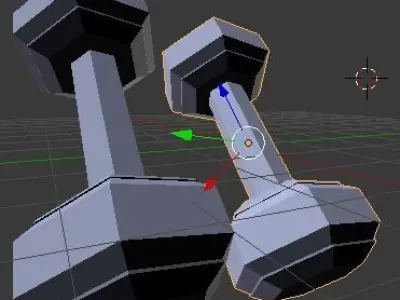 Dumbbells two 3D model buy