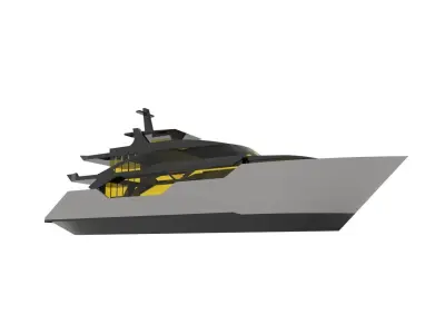 Super Yacht  3D model