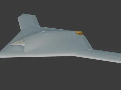 X-47b 3D print model