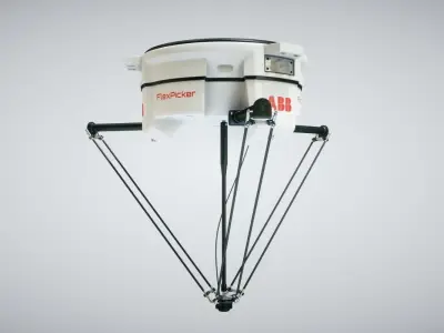 Industrial Robot 360 Food Package 3D model