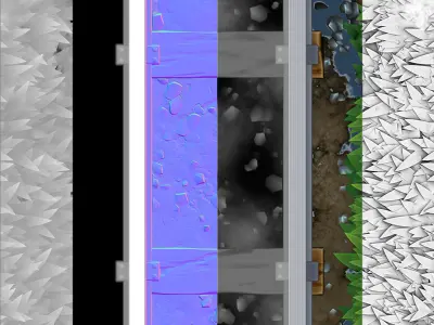 Stylised Railway textures Texture