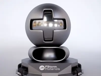 Huge Material Pack Fstorm with shader ball 3D model