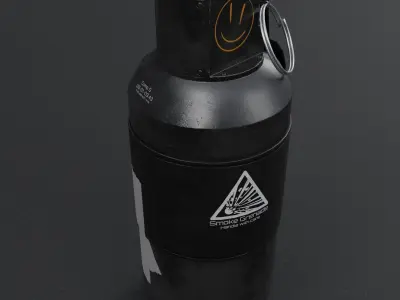 Smoke Grenade Survival 3D Gameasset Low-poly 3D model