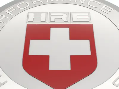 HRE Performance logo 3D model