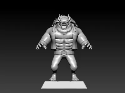 Whos Who - Onepiece - team Kaido - split part 3D print model