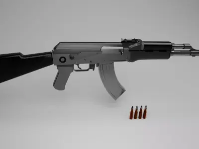 AK-47 3D model get