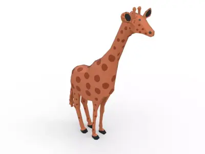 Giraffe Low-poly 3D model