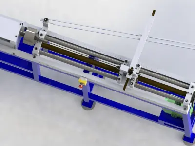 Palacita Rifler Machine Part Free 3D model