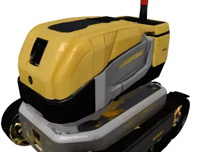 Industrial Autonomous Sweeper Robot 3D model