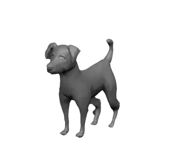 DOG model 3D model purchase