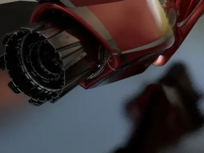 Hovercraft motorcycle 3D model