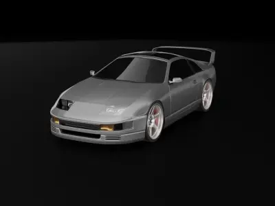 Nissan 300ZX  Free 3D model