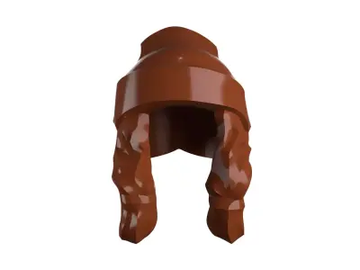 Custom3Dprint Minifigure Accessory - Minifigure Hair S2 - 127 3D print model