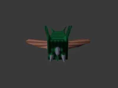 Fantasy Fighter Low-poly 3D model
